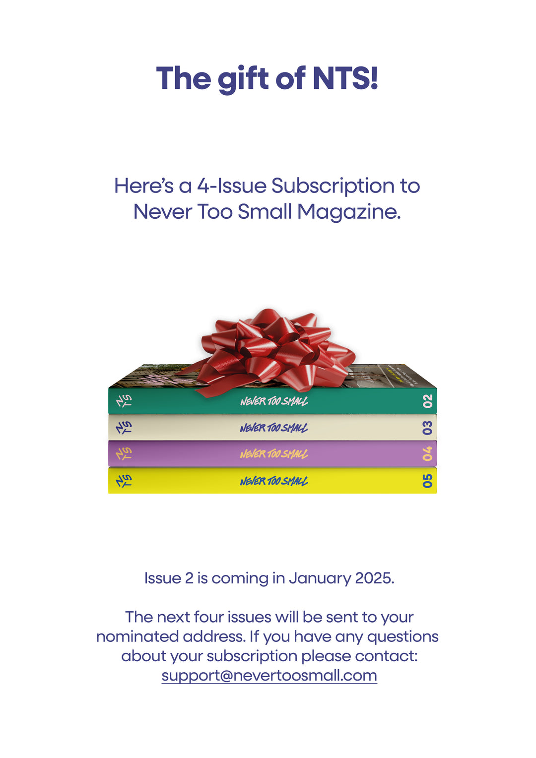 NTS Magazine - 4 Issue Subscription