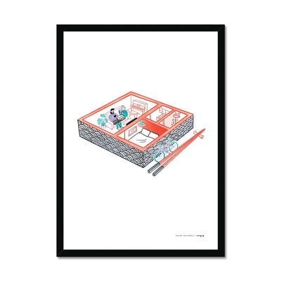 Bento Box (Portrait) - Candy Ng Framed Print