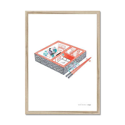 Bento Box (Portrait) - Candy Ng Framed Print